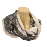 Scarf Woven Sequin Stripe Eternity
